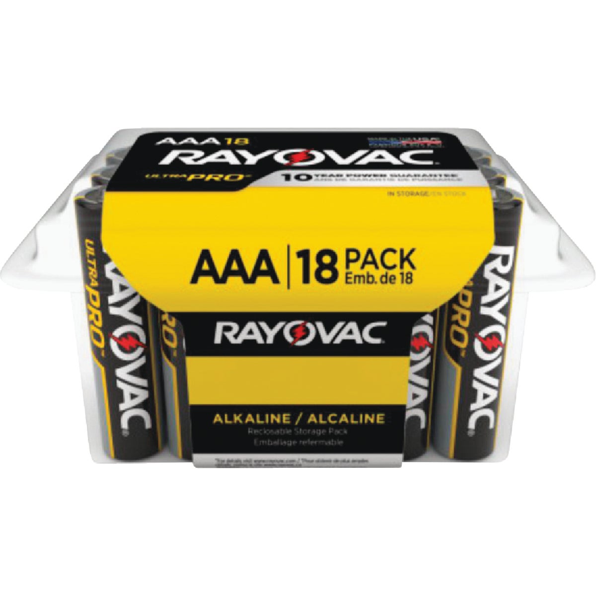 Rayovac UltraPro AAA Alkaline Battery (18-Pack)