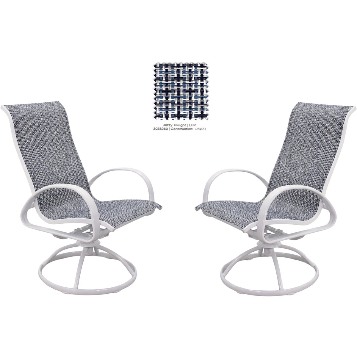 Kingston Portside Swivel Rocker (2-Piece)