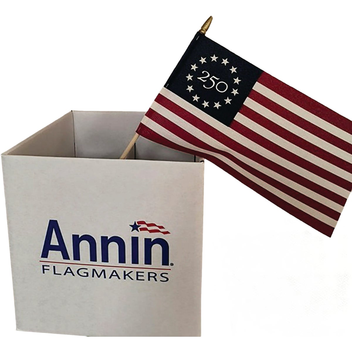Annin 8 In. x 12 In. Polycotton America 250 Betsy Ross Hand Flag