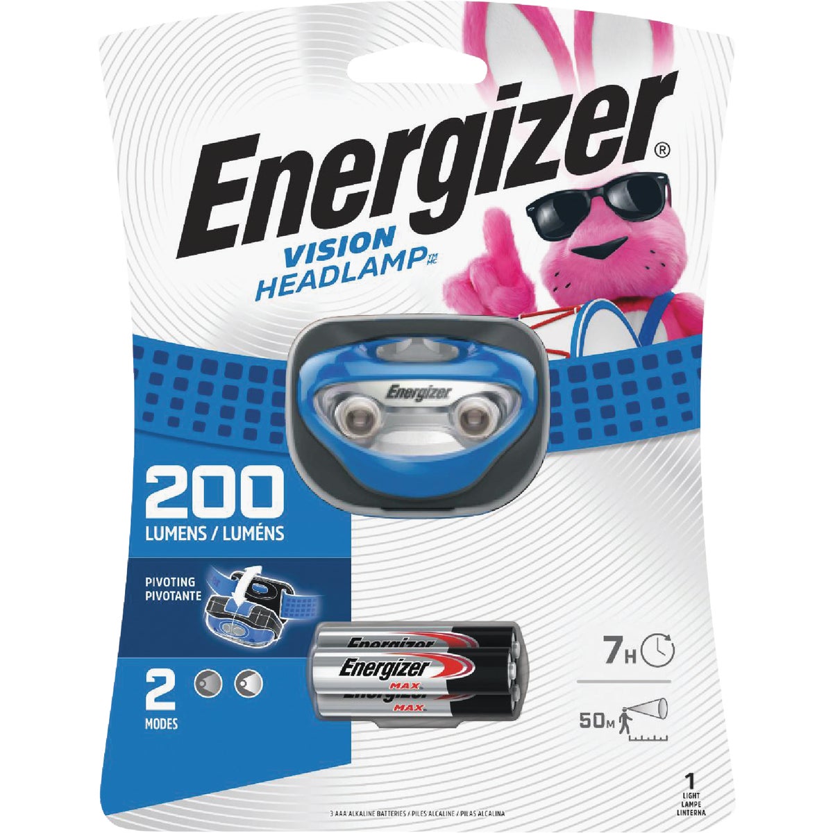 Energizer Vision 200 Lm. LED 3AAA Headlamp