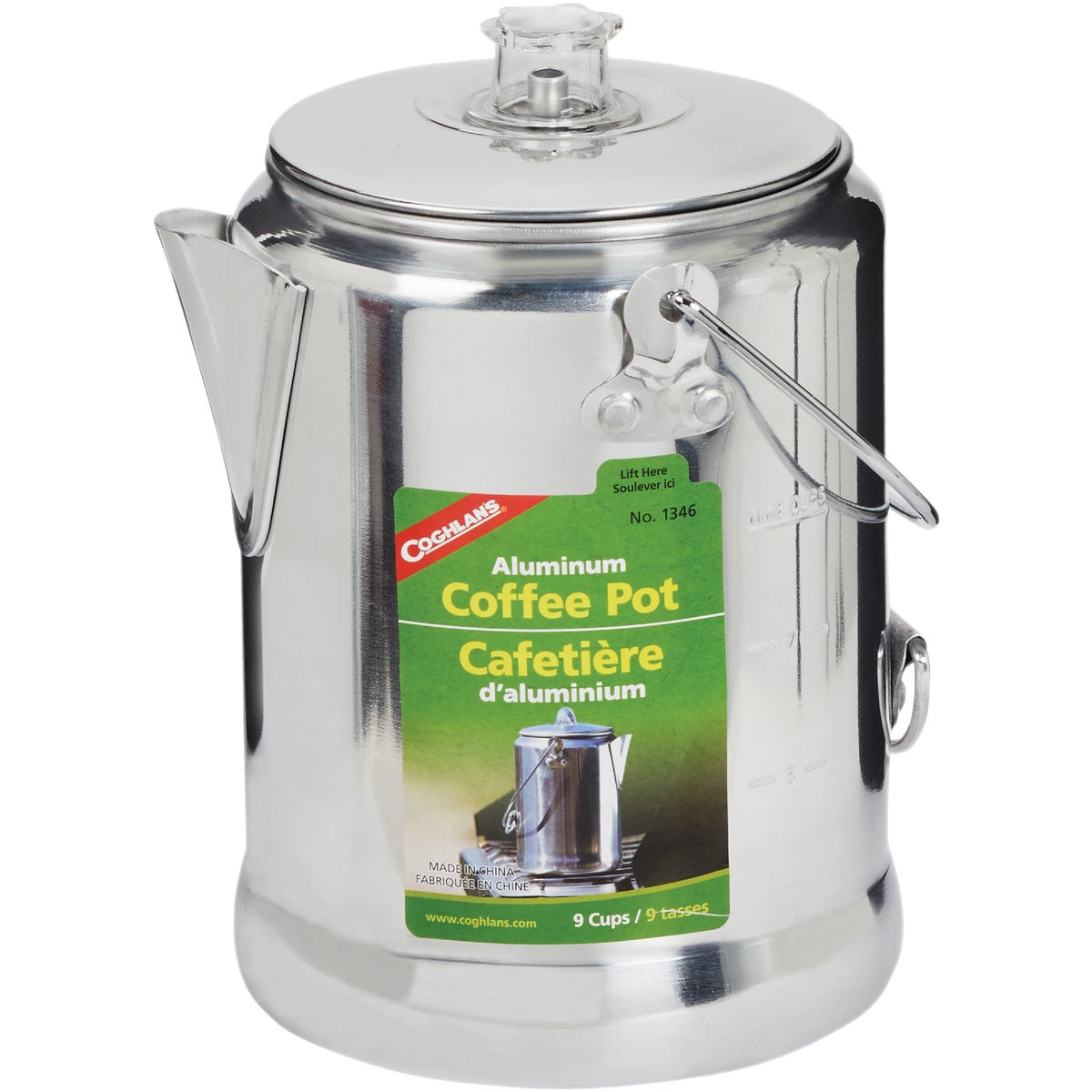 9 CUP ALUM COFFEE POT