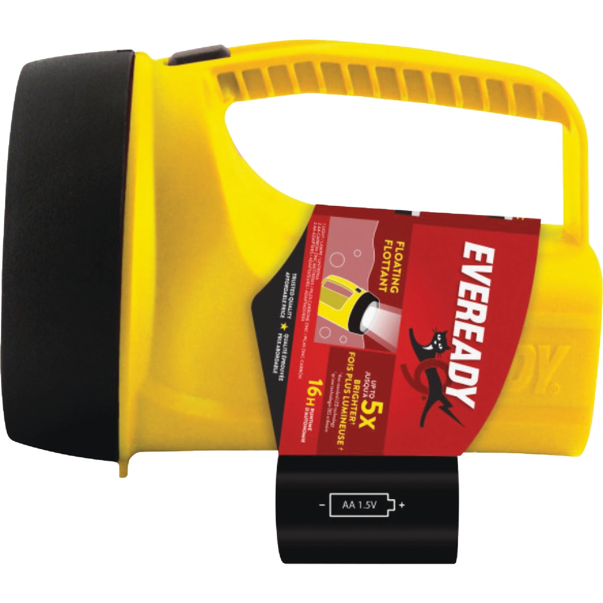 Eveready Readyflex 7.3 In. L. x 5.12 In. Dia. Yellow Plastic Utility LED Lantern