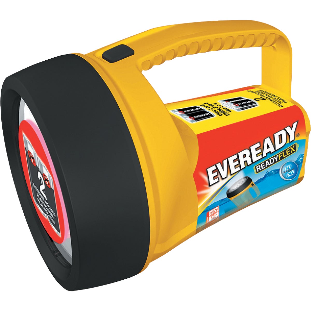 Eveready Readyflex 7.3 In. L. x 5.12 In. Dia. Yellow Plastic Utility LED Lantern