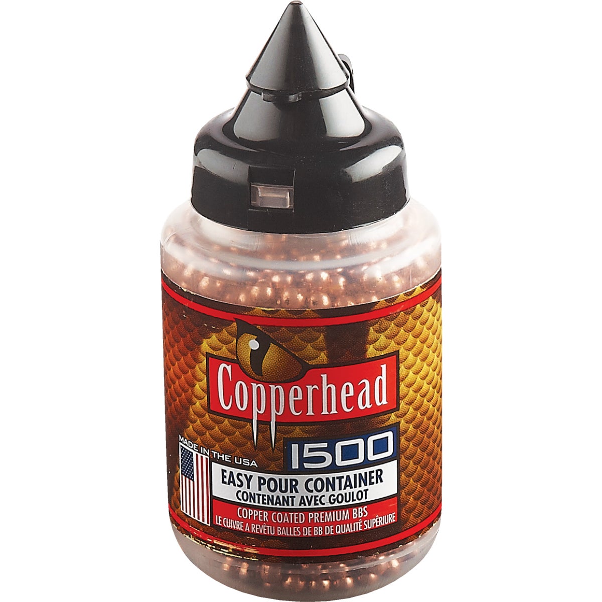 Crosman Copperhead .177 Cal. Steel BB Ammunition (1500-Pack)
