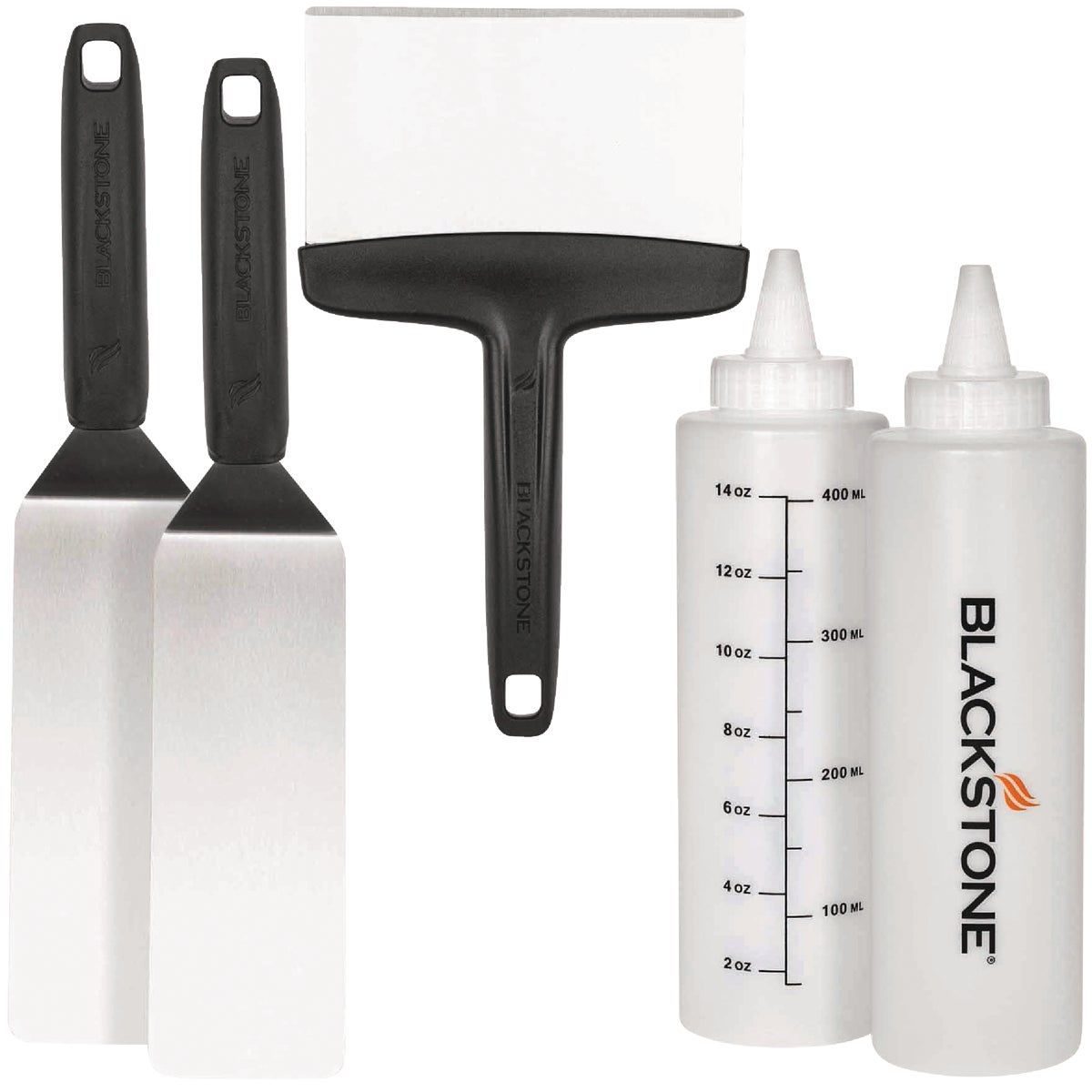 Blackstone Plastic Handle Stainless Steel Blade 5-Piece Griddle Tool Set