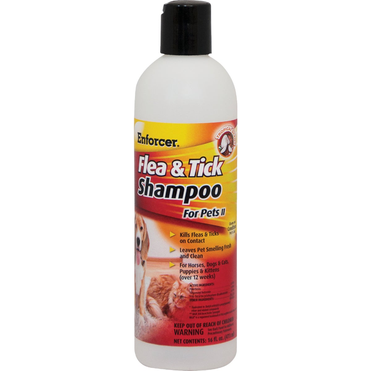 Enforcer 16 Oz. Flea & Tick Pet Shampoo