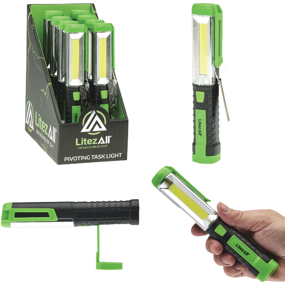 LitezAll 200 Lm. Adjustable COB LED Stick Work Light