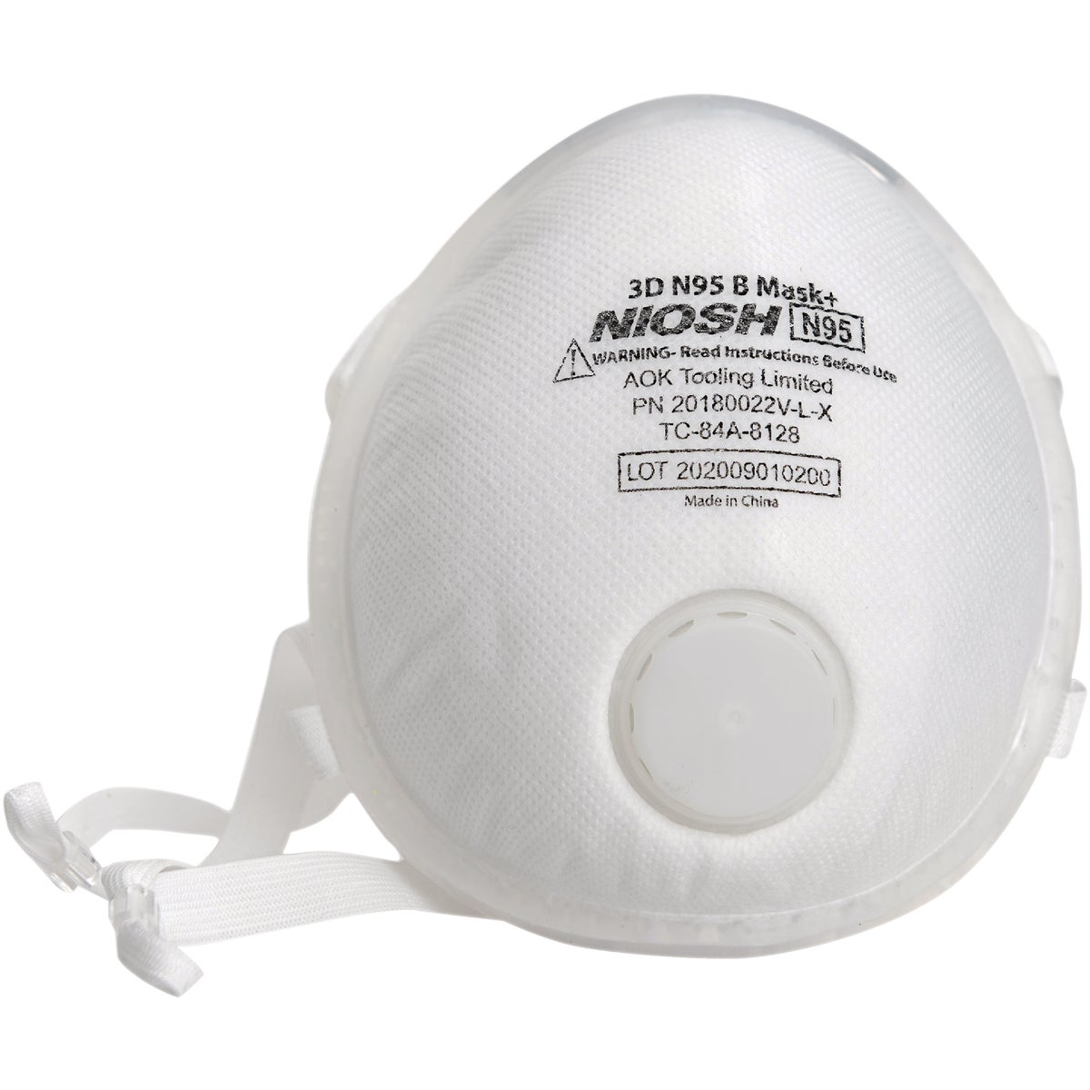 Soft Seal Large 360-Degree Silicone Seal 3D Respirator With Valve (10-Pack)