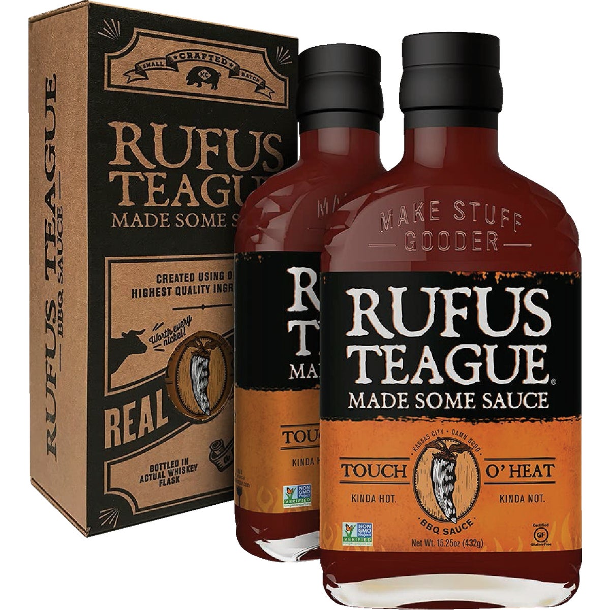 Rufus Teague Touch O' Heat 15.25 Oz. BBQ Sauce