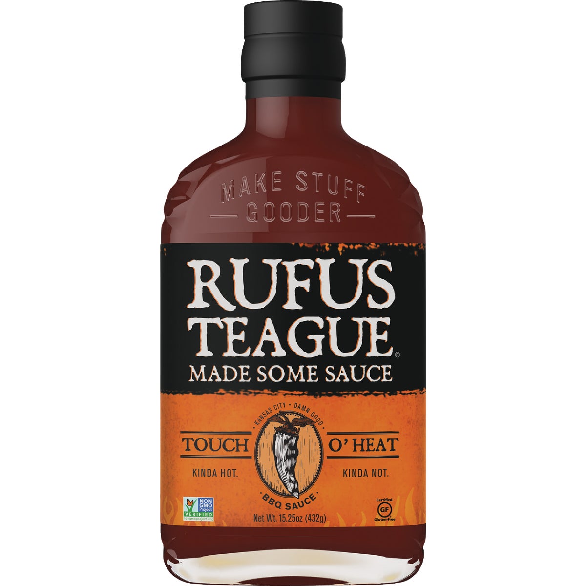 Rufus Teague Touch O' Heat 15.25 Oz. BBQ Sauce