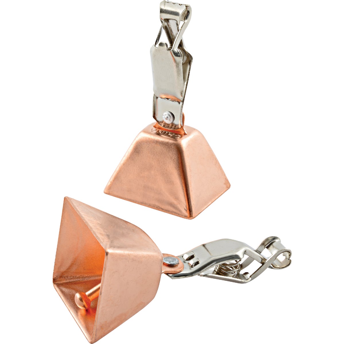 2PK SQUARE COPPER BELLS