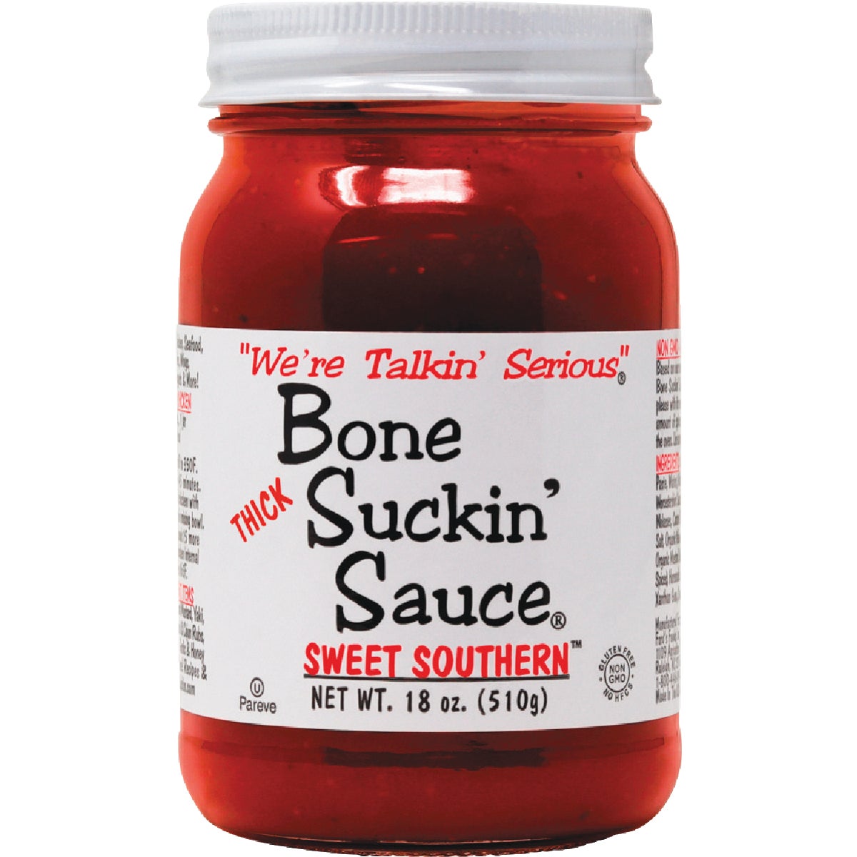 Bone Suckin' 16 Oz. Honey & Molasses Thicker Style Barbeque Sauce