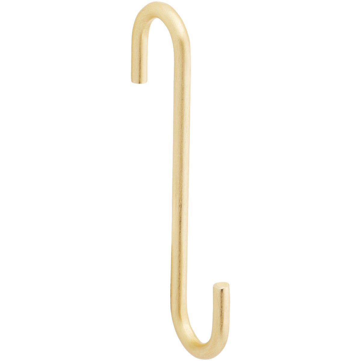 National 2648 4-3/4 In. Brushed Gold Steel Modern Small S-Hook Plant Hanger