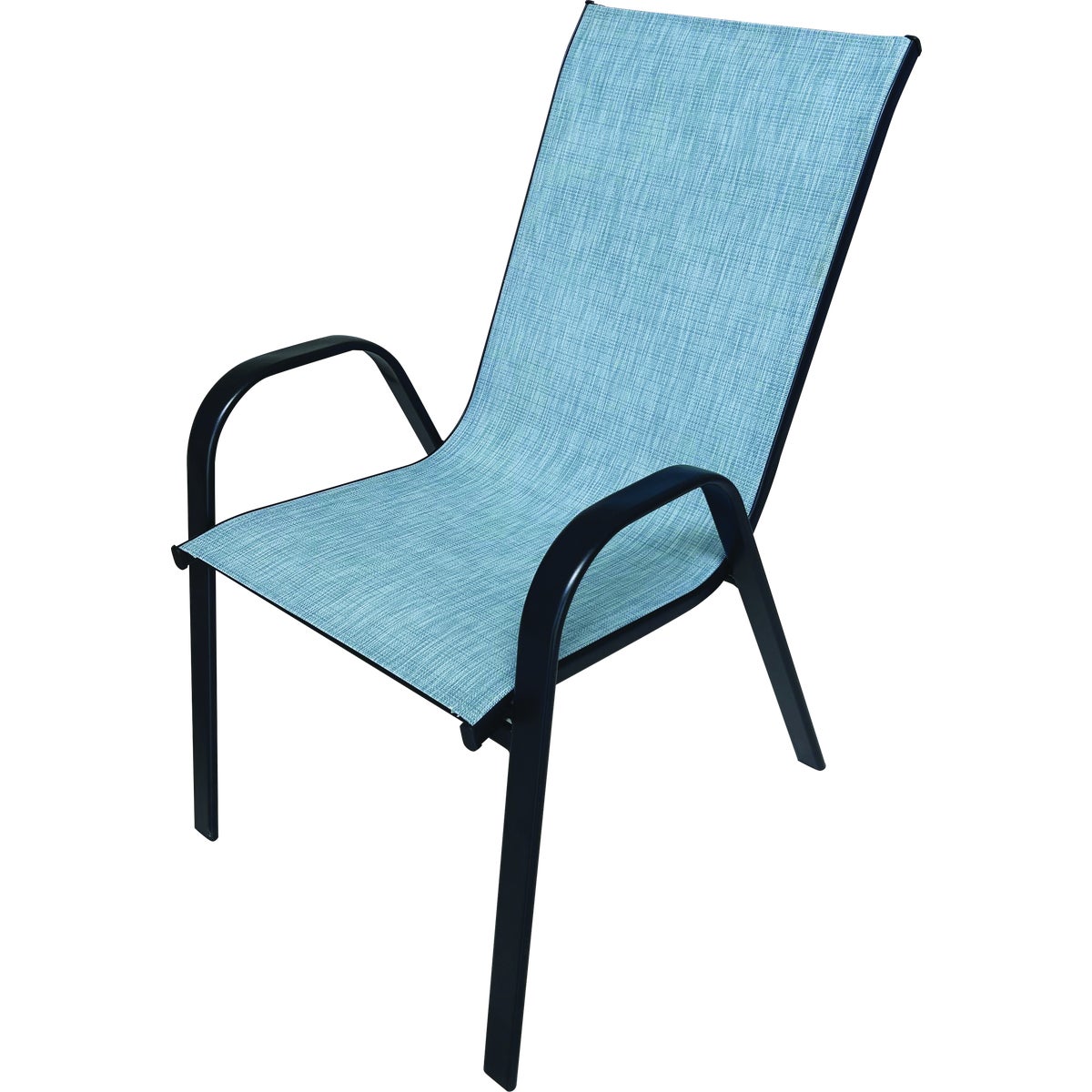 Sun-Ray Teal Sling Outdoor Stackable Chair
