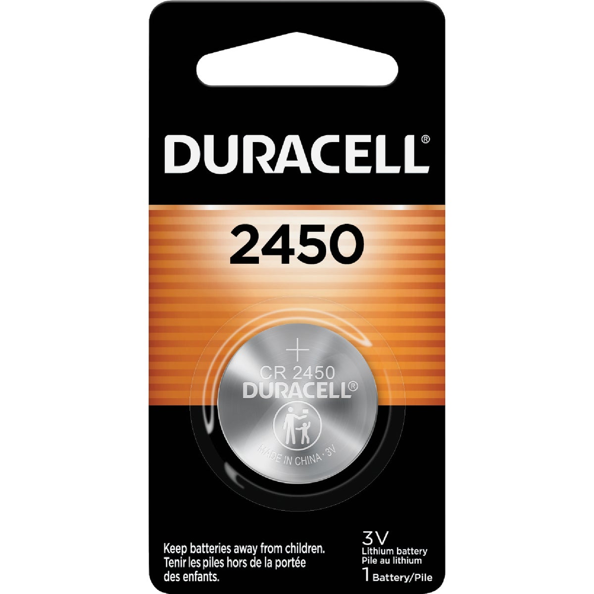 Duracell 2450 Lithium Coin Cell Battery