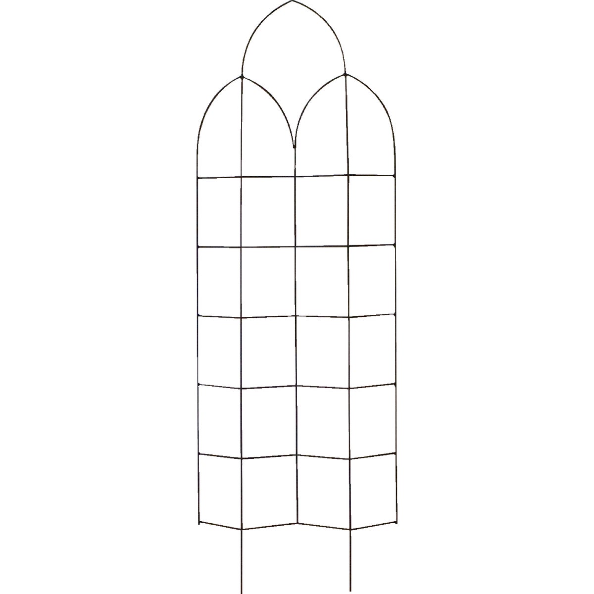 Panacea 72 In. H. Steel Offset Spire Trellis