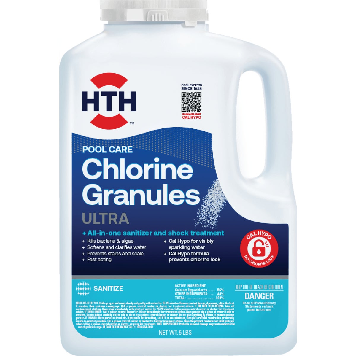 5LB HTH CHLORINE GRANULE