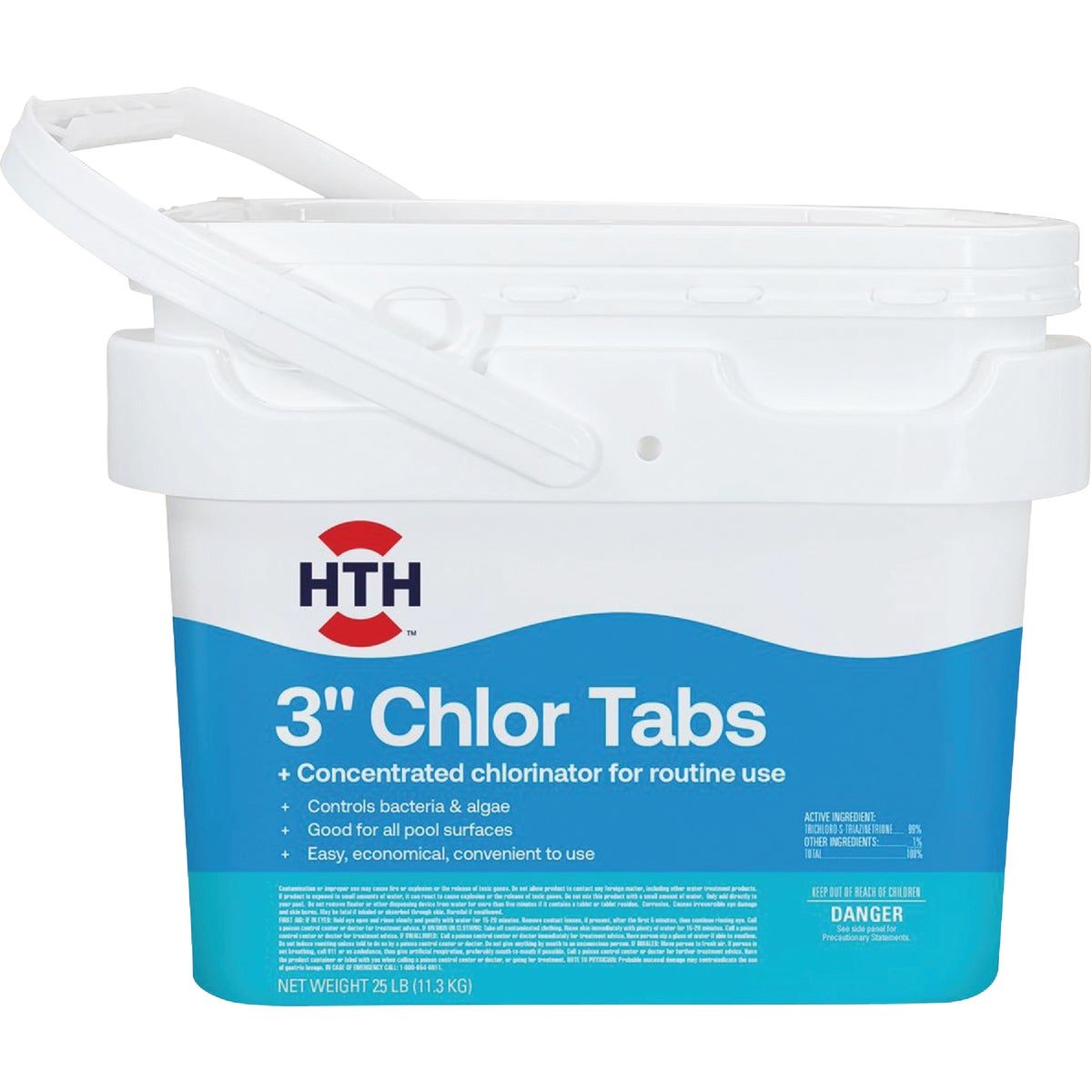 25LB 3″ CHLORINE TABS