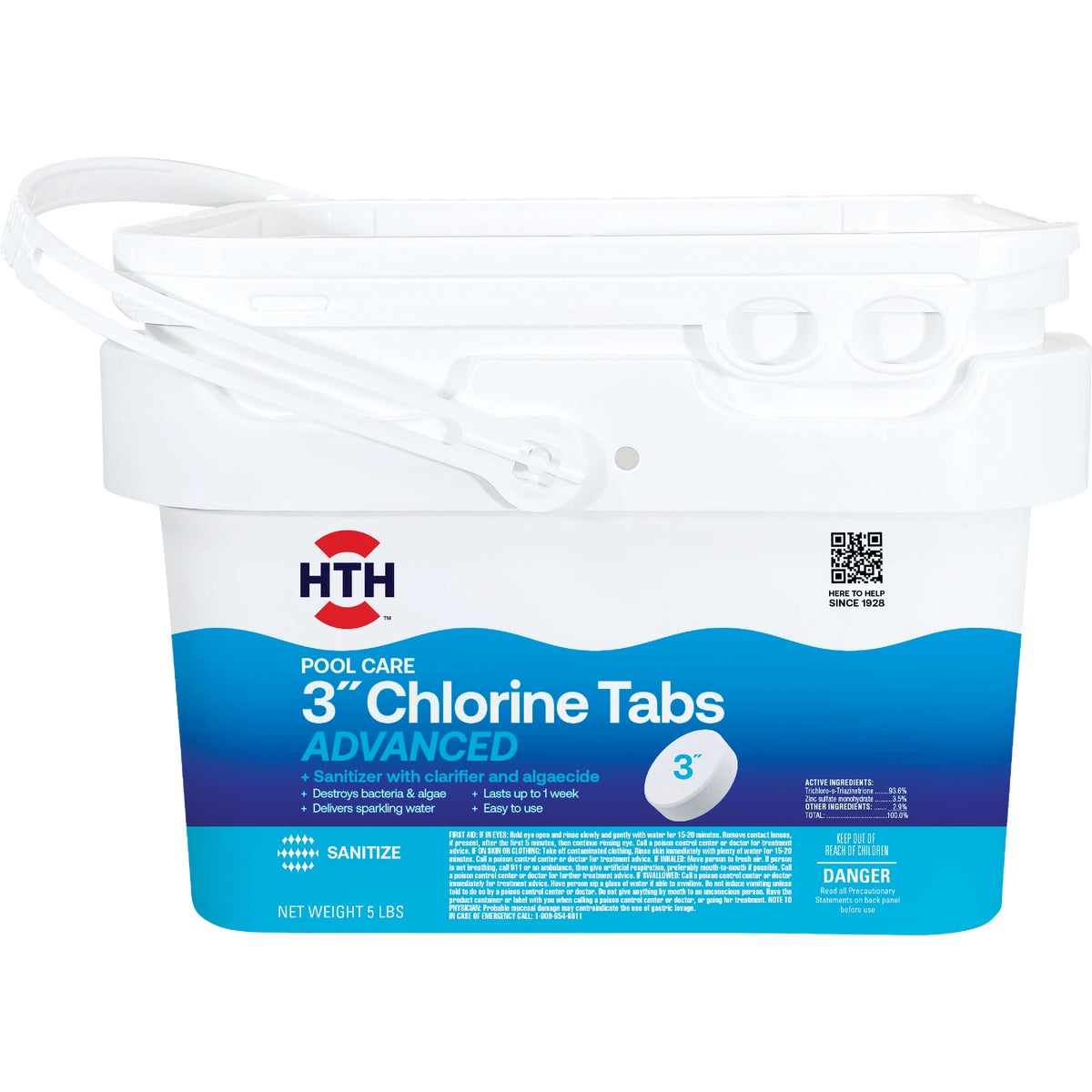 5LB 3″ CHLORINE TABLETS