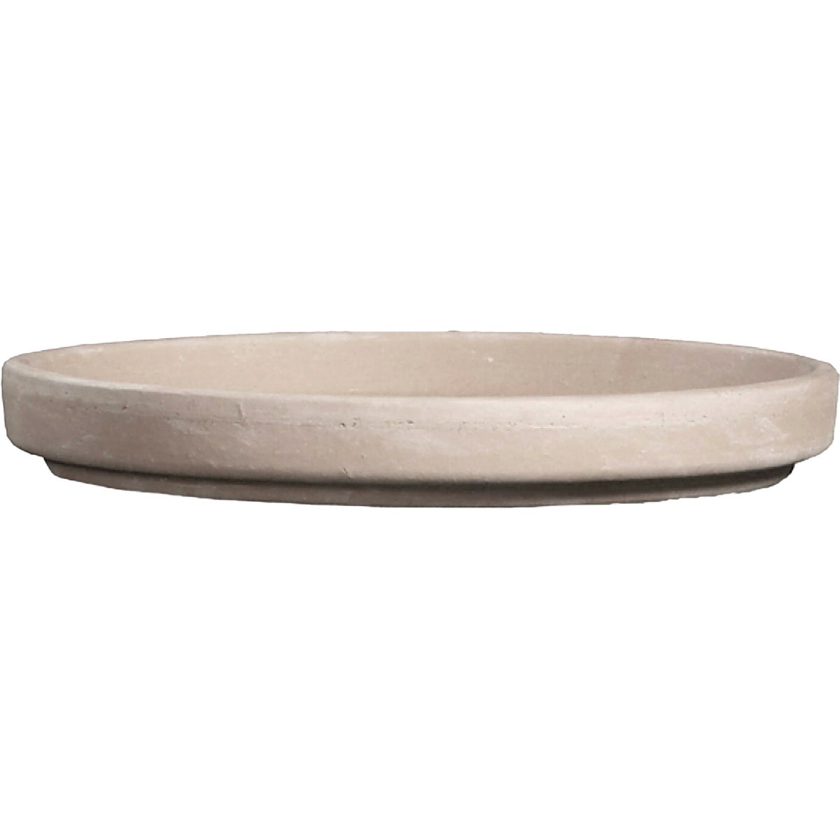 Ceramo 6 In. White Basalt Clay Standard Flower Pot Saucer