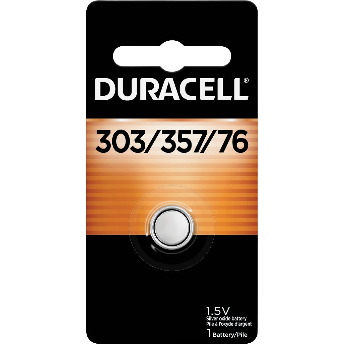 Duracell 303/357 Silver Oxide Button Cell Battery