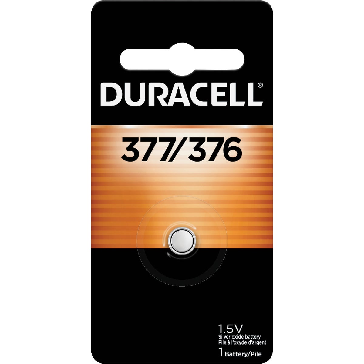 Duracell 376/377 Silver Oxide Button Cell Battery
