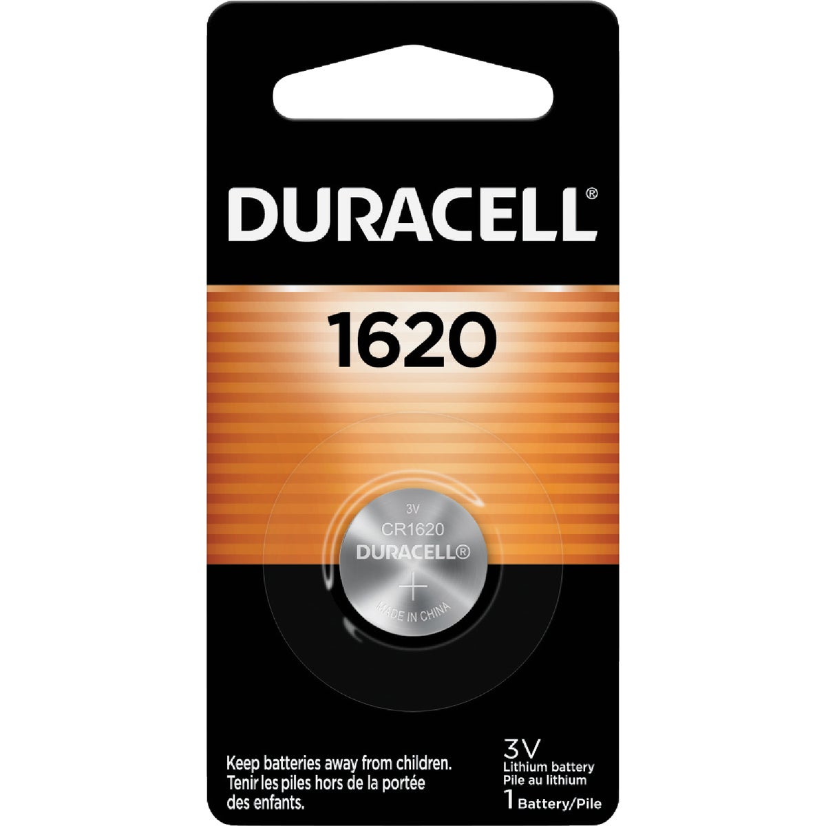 Duracell 1620 Lithium Coin Cell Battery