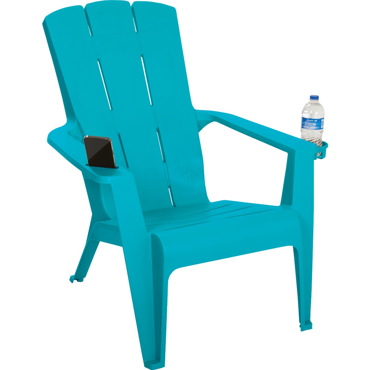 Gracious Living Intense Teal Deluxe Contour Adirondack Chair