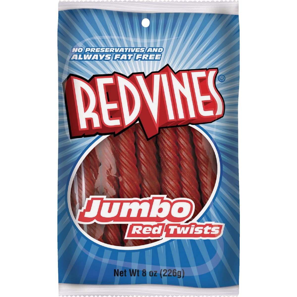 Red Vines 8 Oz. Jumbo Red Twist Licorice Candy