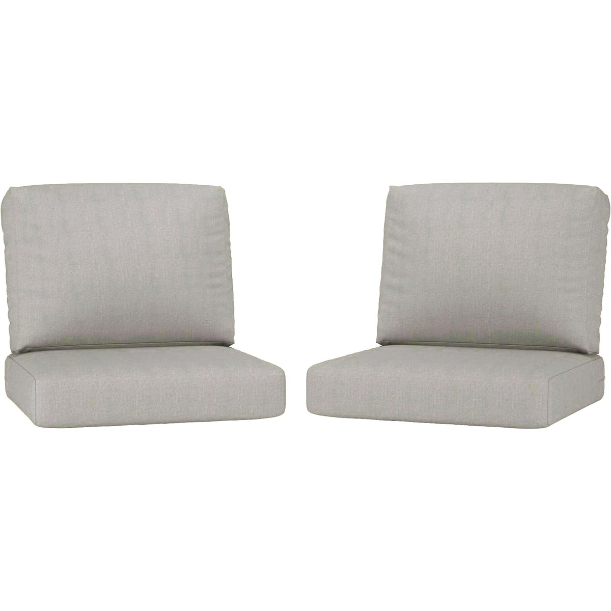 Northcape International Rockton Gray Polyester Chair Cushion Set