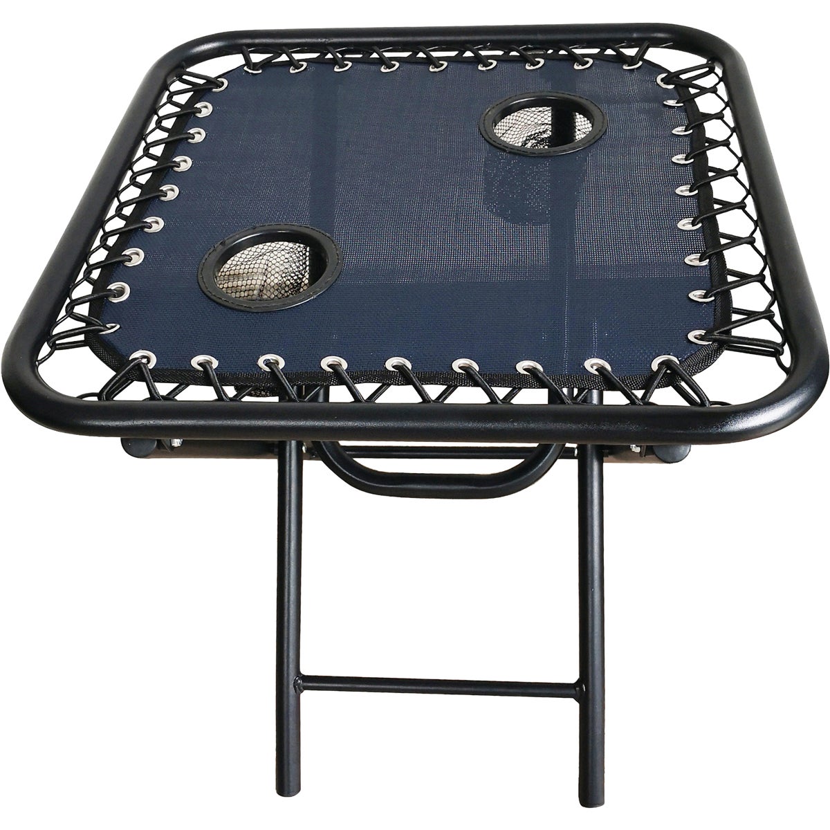 Four Seasons Courtyard Sunny Isles Navy 19 In. Square Folding Side Table