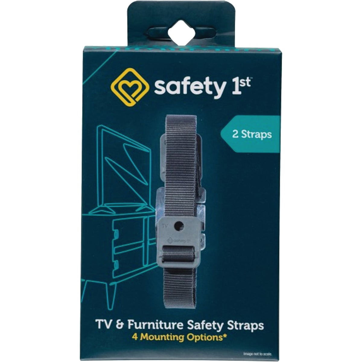 Safety 1st Black TV & Furniture Strap