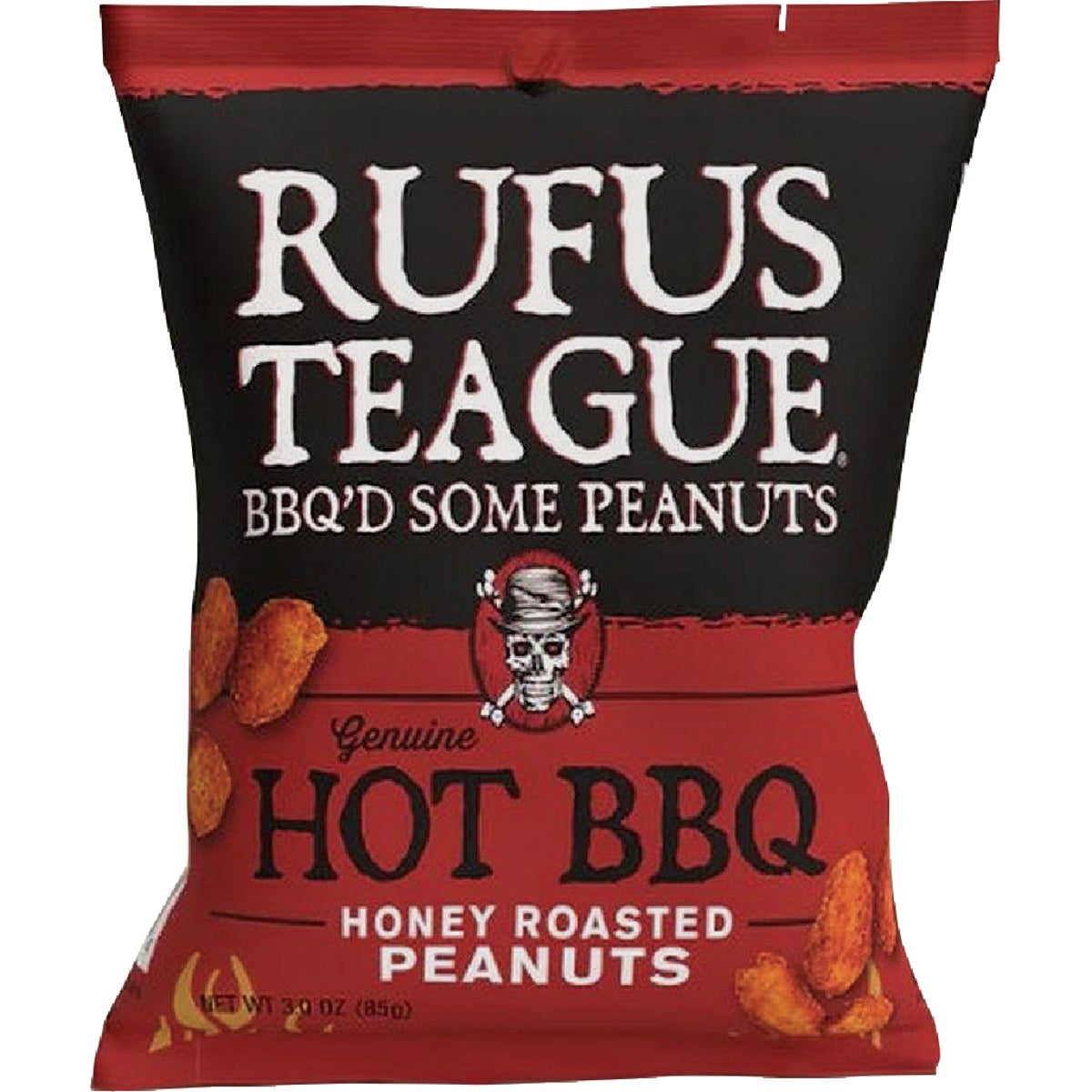 Rufus Teague 3 Oz. Hot BBQ Honey Roasted Peanuts