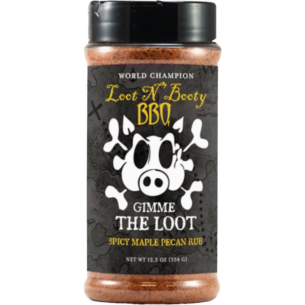 Loot N' Booty 12.5 Oz. Gimme The Loot Spicy Maple Pecan Rub