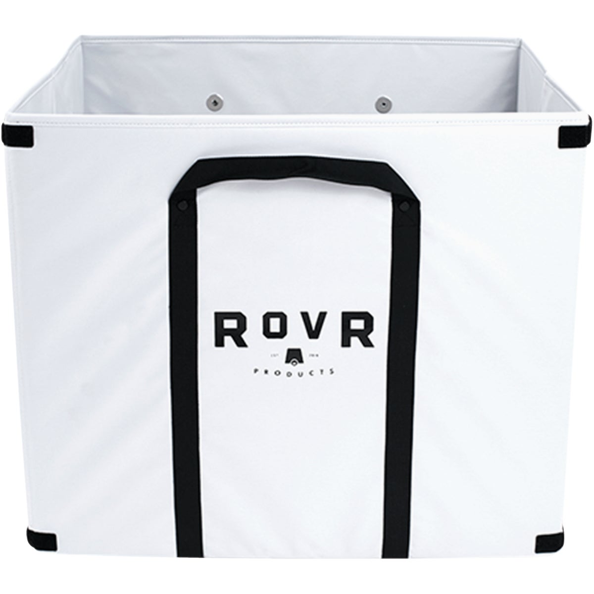 RovR Products LandR Collapsible Canvas Bin and Grocery Tote 60, Storm