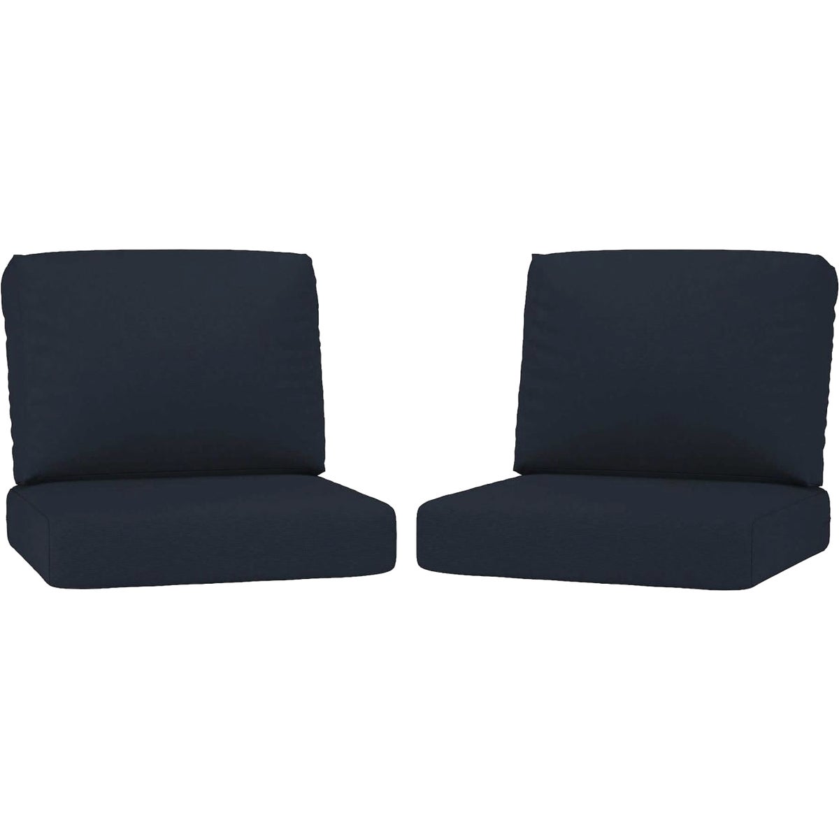 Northcape International Rockton Navy Polyester Chair Cushion Set