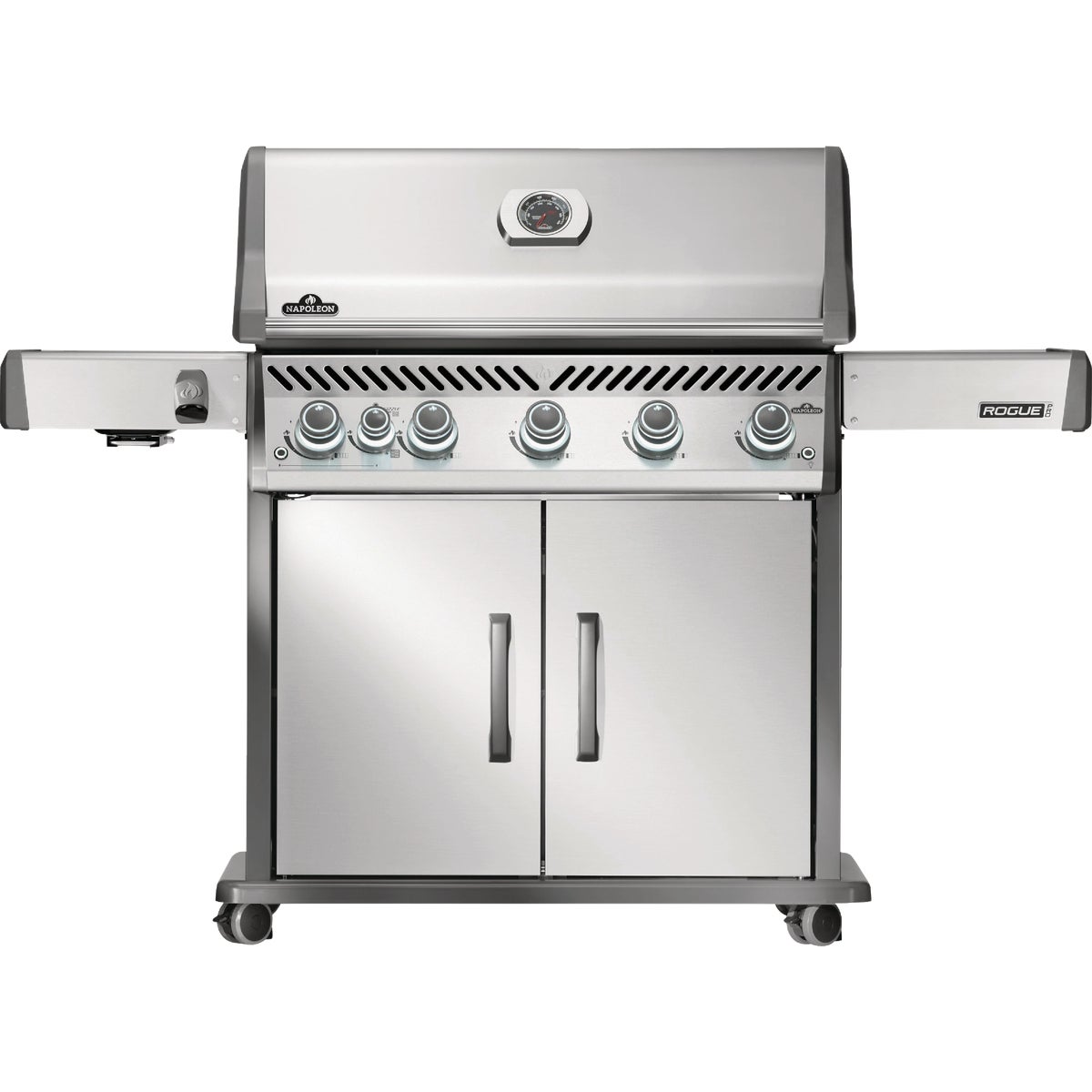 Napoleon Rogue PRO 625 Natural Gas Grill with Infrared Side Burner, Stainless Steel