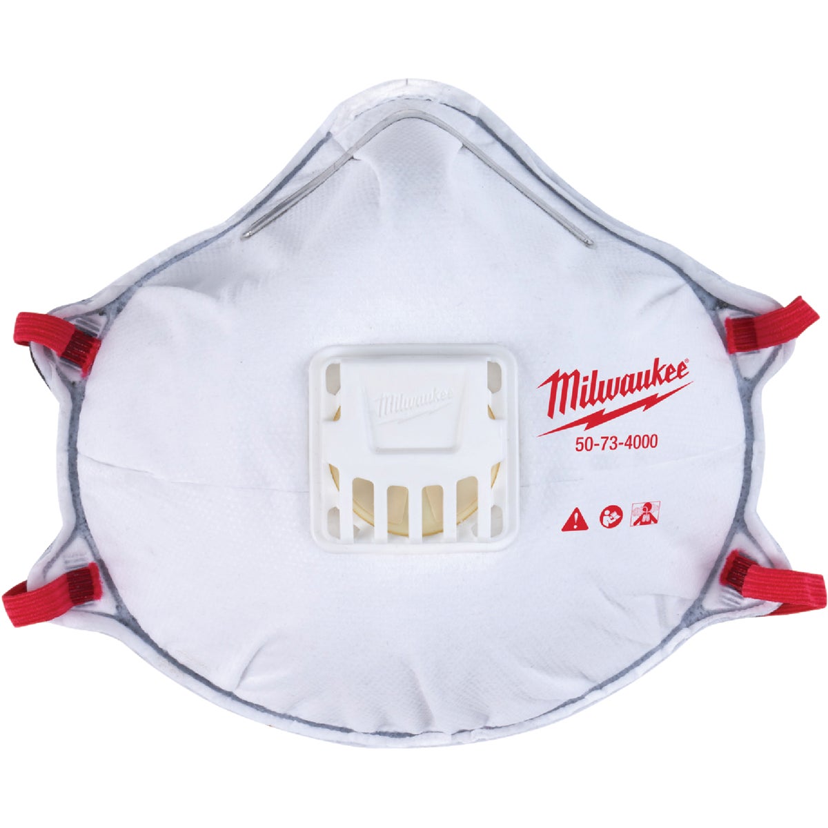 Milwaukee Disposable N95 Valved Respirator with Gasket (10-Pack)