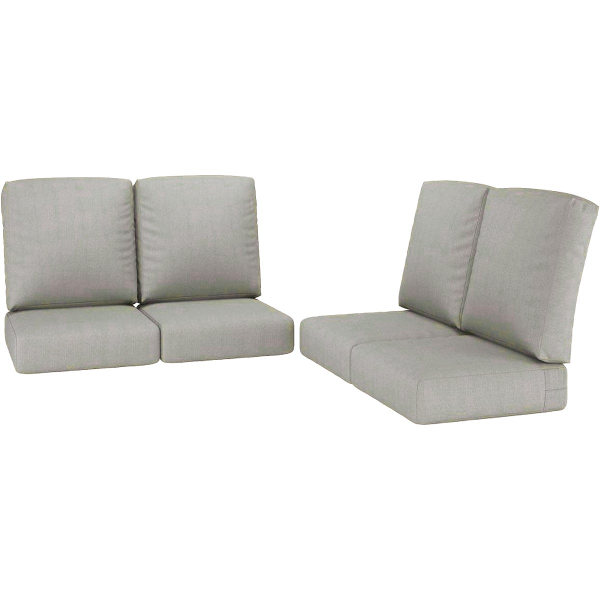 Northcape International Rockton Gray Polyester Sectional Cushion Set