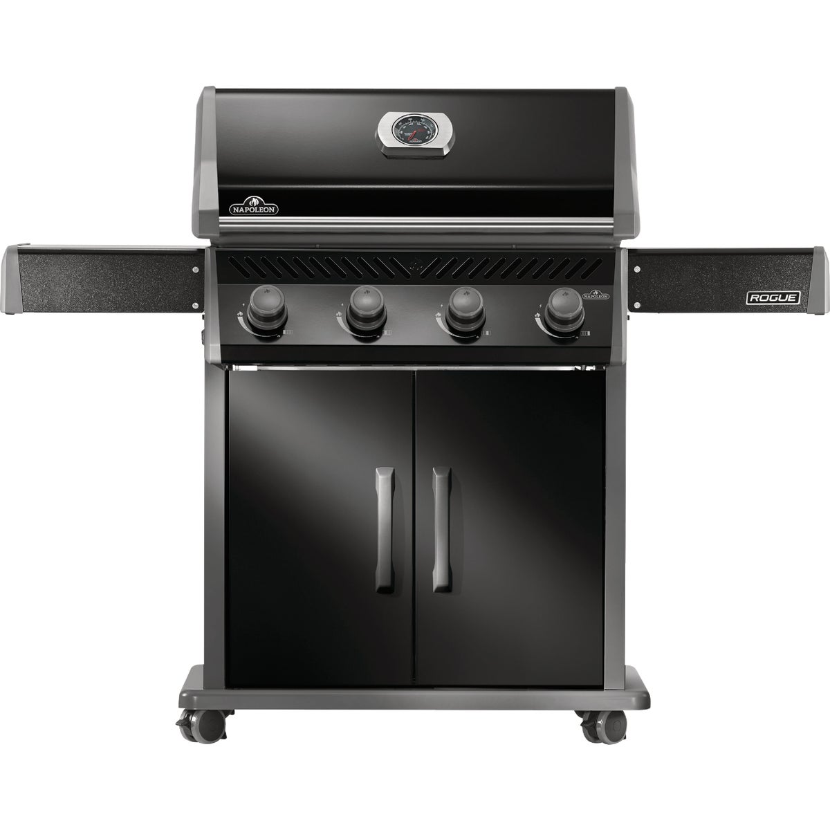 Napoleon Rogue 525 4-Burner Natural Gas with Stainless Steel Grids Grill, Black