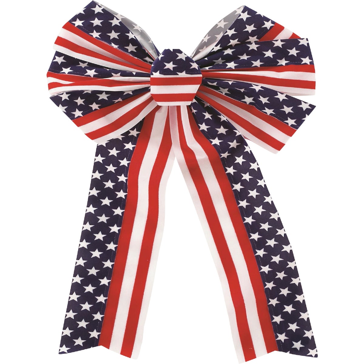 Holiday Trims 7-Loop Elegant Patriotic Bow