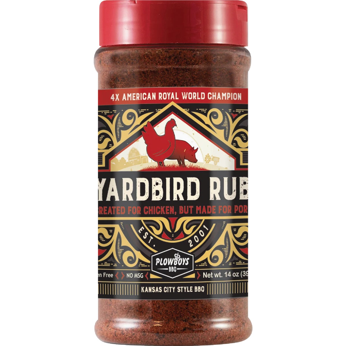 Plowboys 14 Oz. Yard Bird Rub