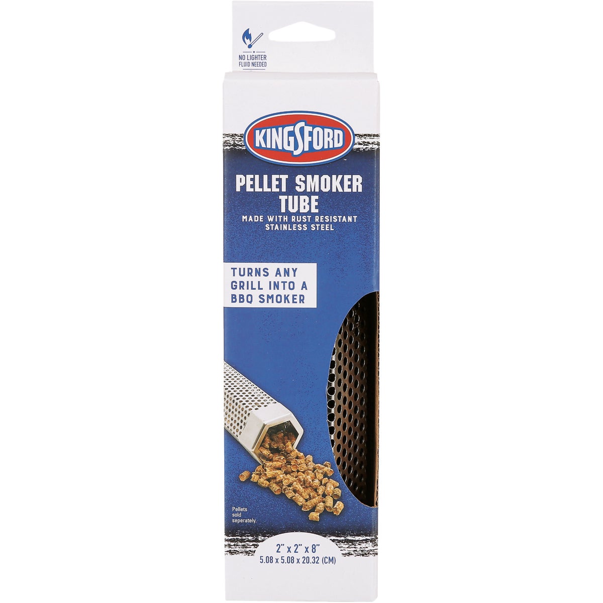 Kingsford 8 In. Stainless Steel Pellet Smoker Tube