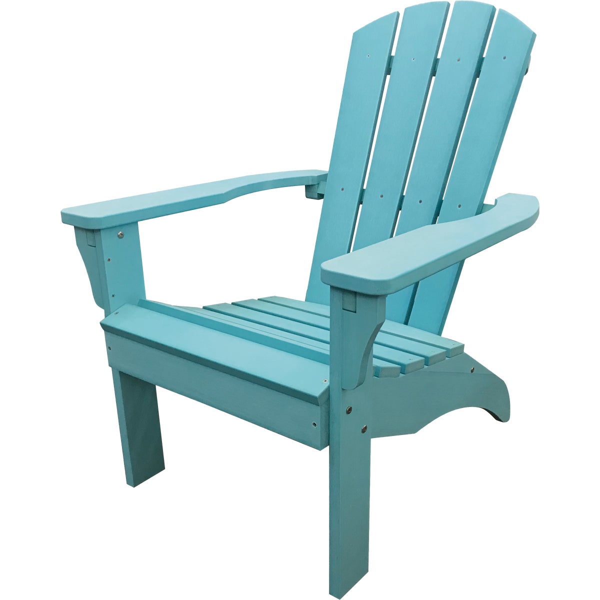 Leigh Country Turquoise Poly-Resin All Weather Adirondack Chair