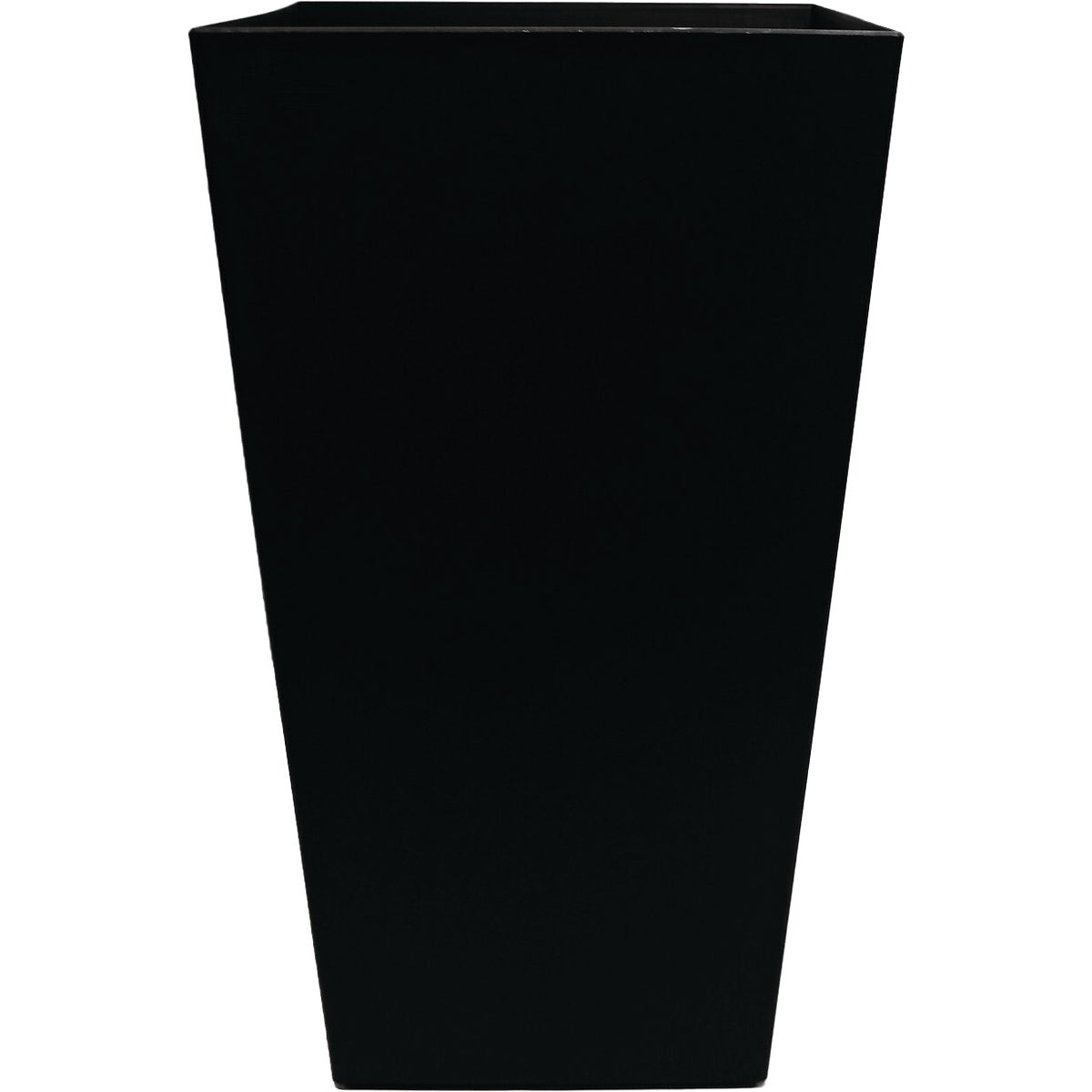 Bloem Finley 20 In. Tall Square Recycled Ocean Plastic Black Planter