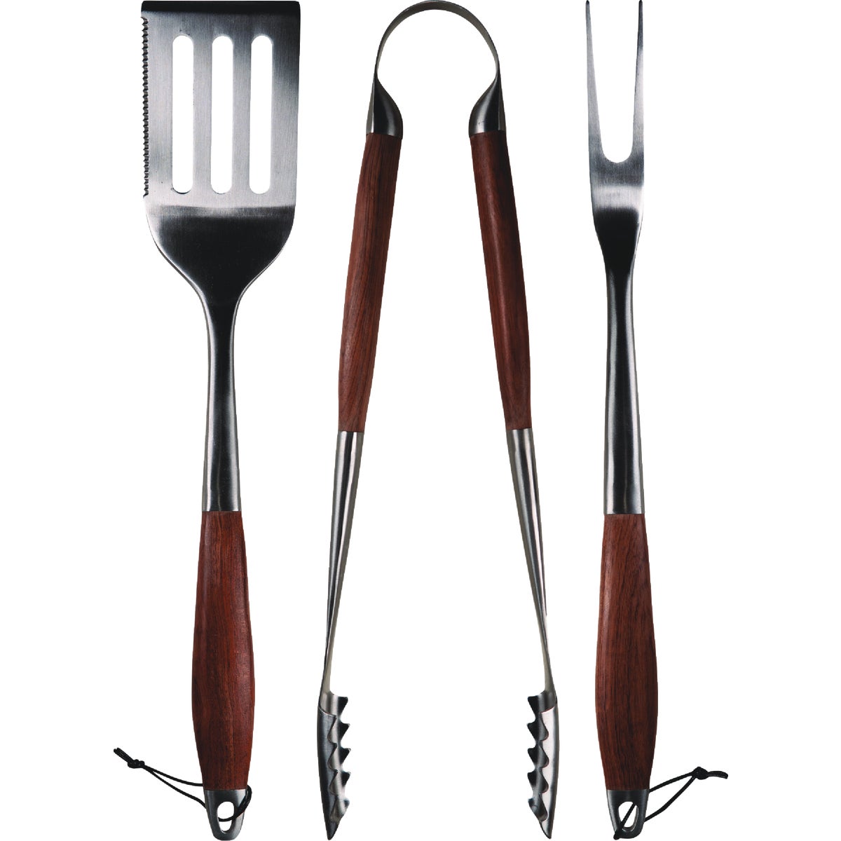 Drip EZ Rosewood Handle BBQ Tool Set (3-Piece)