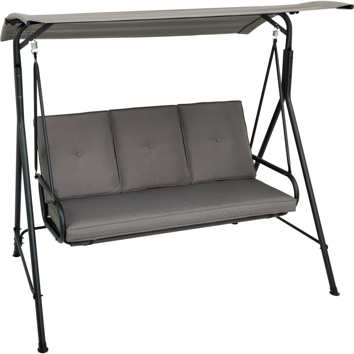 Outdoor Expressions 3-Person Patio Swing with Canopy