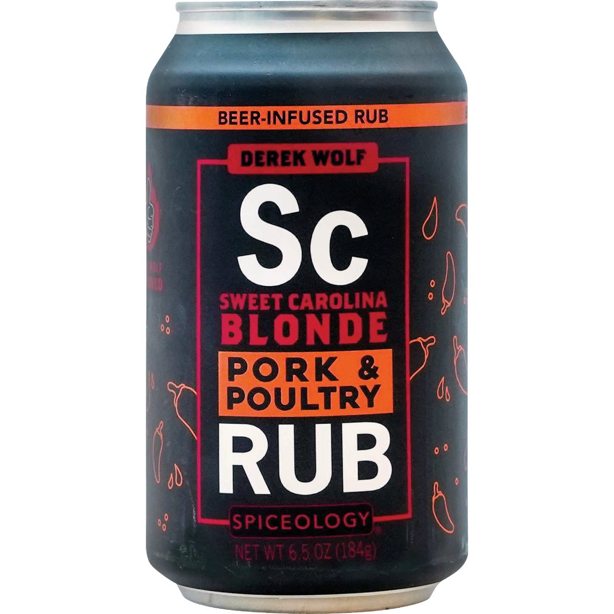 Spiceology Derek Wolf 6.5 Oz. Sweet Carolina Blonde Pork & Poultry Rub