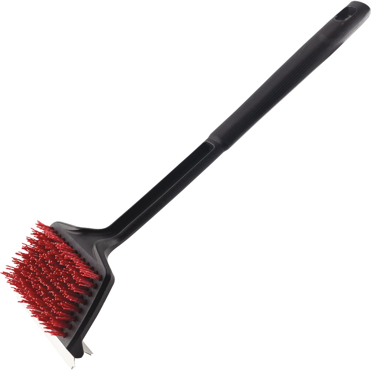 Dyna Glo 18 In. Nylon Bristles Flat Top Grill Cleaning Brush