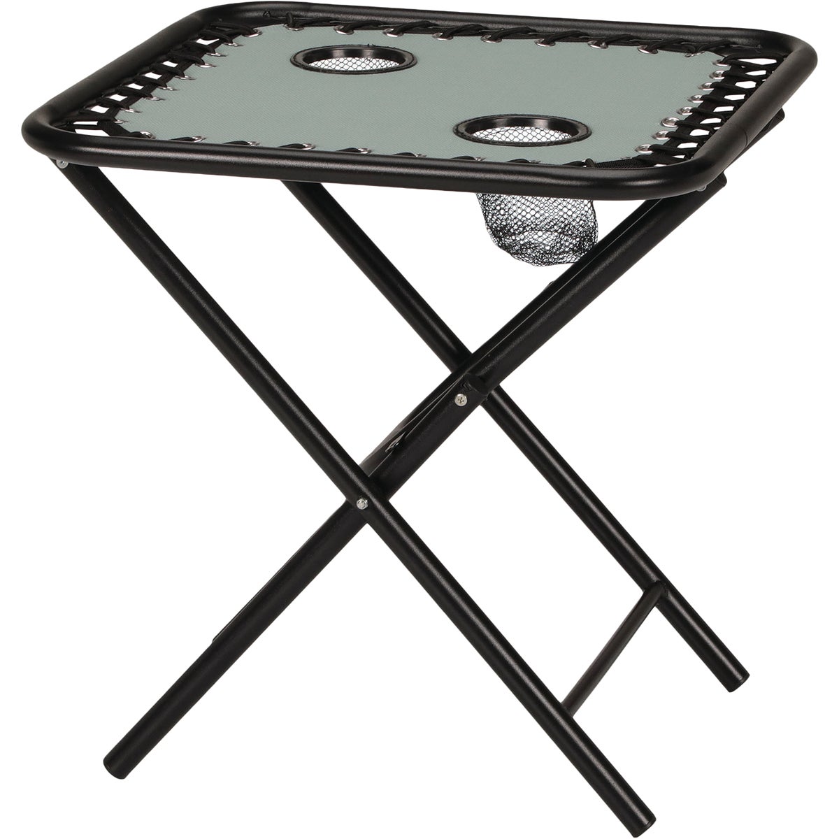 Four Seasons Courtyard Sunny Isles Seafoam Green 19 In. Square Folding Side Table